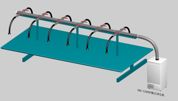 多工位净化机演示图