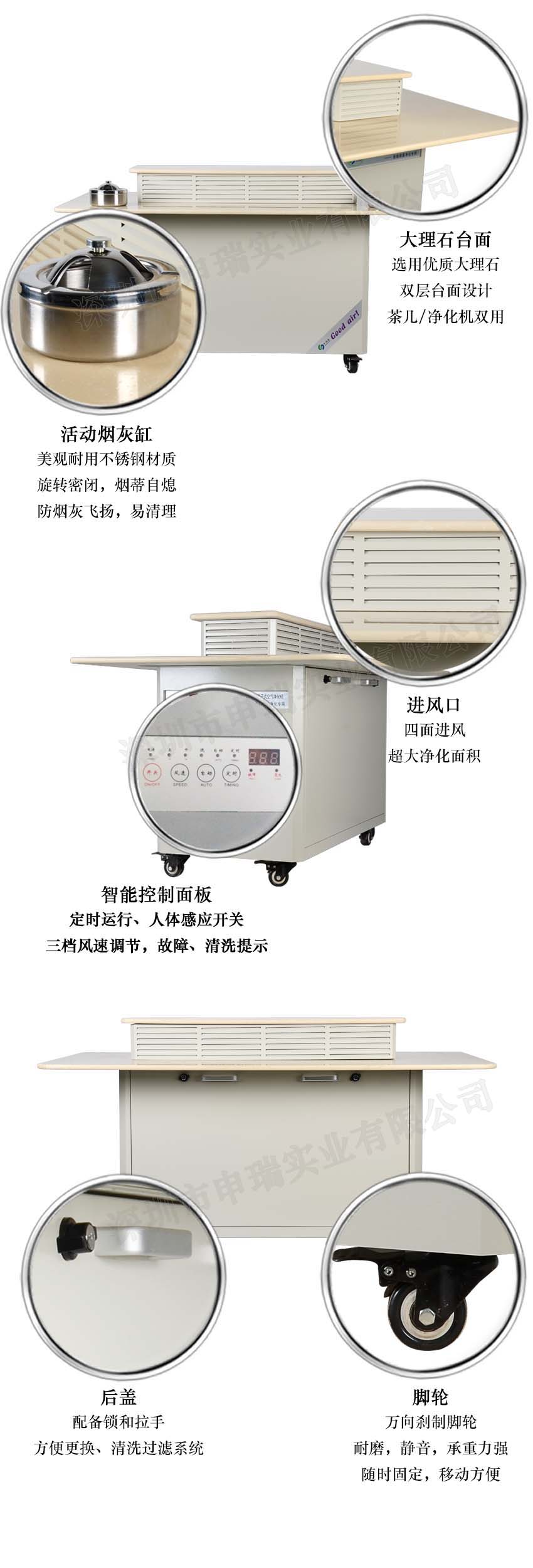 吸烟室空气净化机